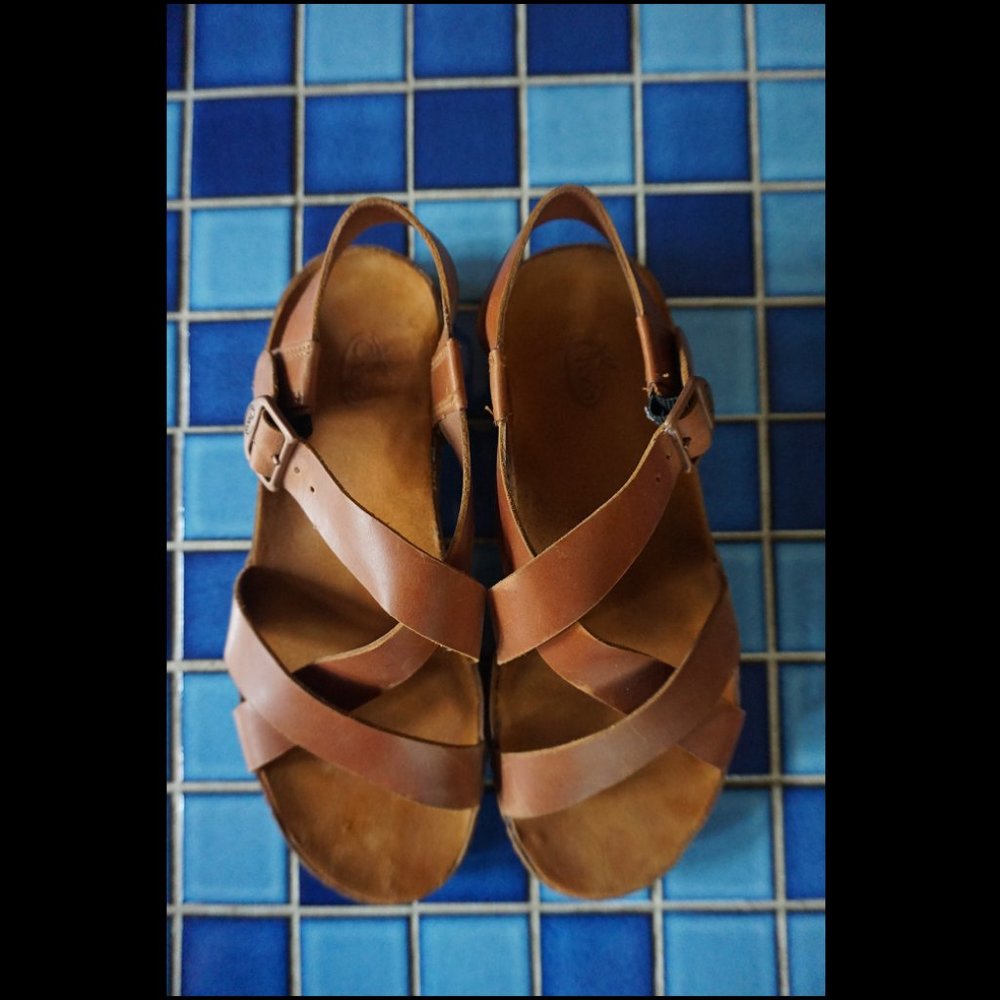 Chaco Wayfarer, Rust, size 8, width M